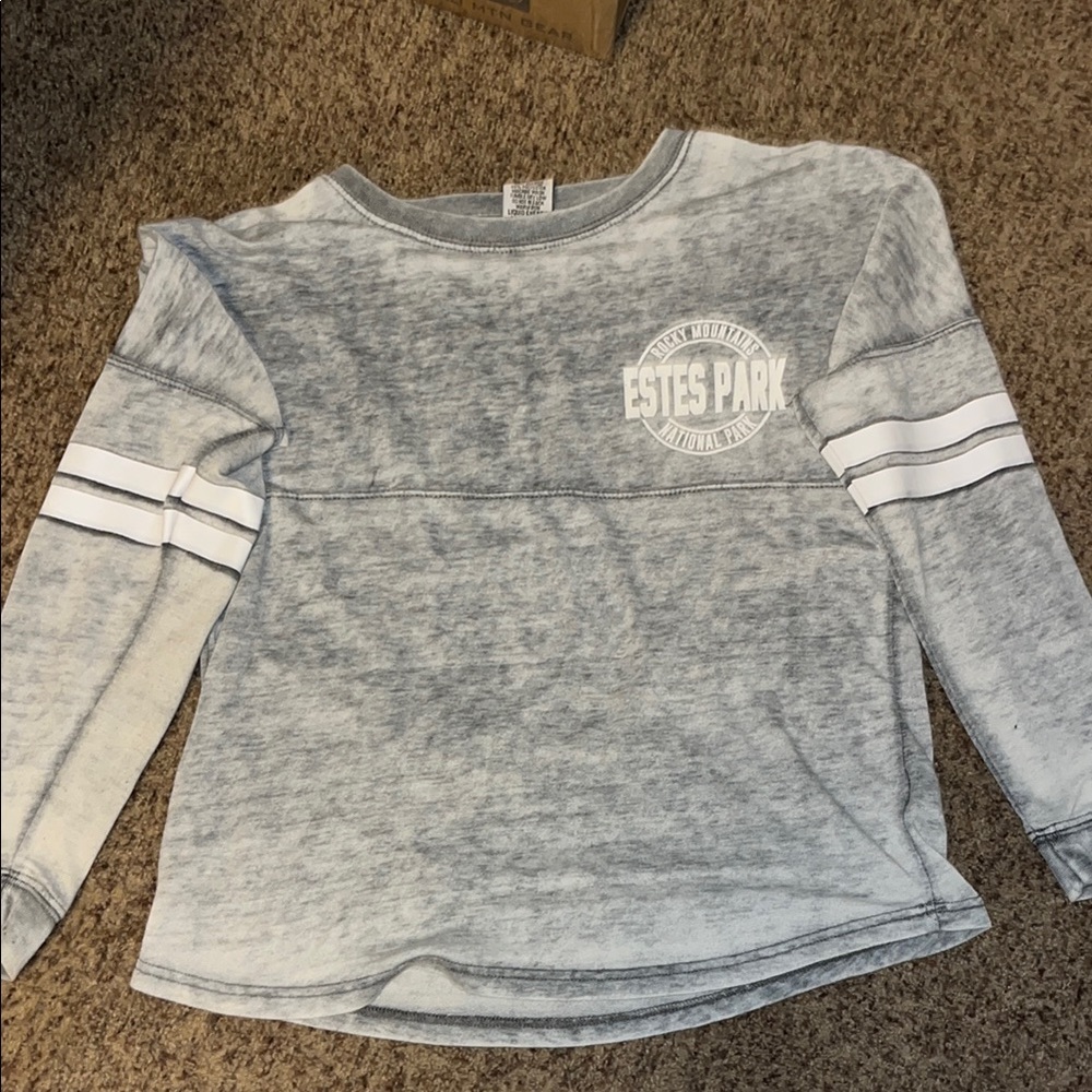 Kids Gray Long Sleeve Shirt